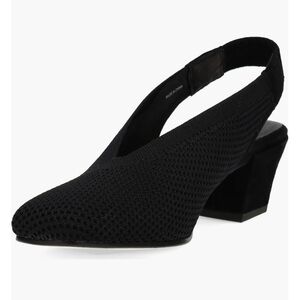 Eileen Fisher Vasa Block Heel Knit Slingback Pump